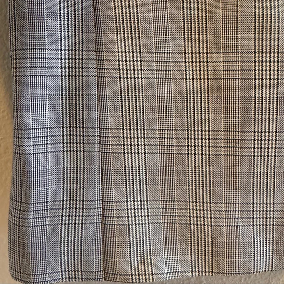 Zara Men's Plaid Blazer Notched Lapel Two Button Front Flap Pocket Lined 38 Grey - Picture 7 of 14